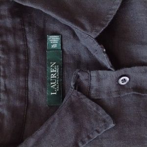 Women's Ralph Lauren 100% LINEN SHIRT XL